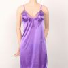 Sexy Satin Silk Nightgown Chemise Lace Robe Sleepwear Dress - Image 2
