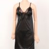 Sexy Satin Silk Nightgown Chemise Lace Robe Sleepwear Dress