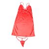 Sexy Satin Silk Nightgown Chemise Lace Robe Sleepwear Dress - Image 4