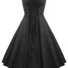 Vintage Retro Party Gothic Dress - Image 5