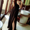 Gothic Strap Long Dress - Image 6
