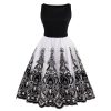 Gothic 1950s Summer Retro Dress