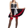 Summer Polka Black Goth Dress - Image 3