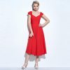 Sleeveless Mid-Calf Long Gothic Dress - Image 3