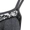 Gothic Lace Bowknot Asymmetrical Tank Top - Image 4