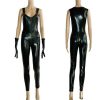 Sexy Latex Crotchless Catsuit Jumpsuit - Image 2