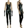 Sexy Latex Crotchless Catsuit Jumpsuit - Image 3