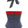 1950s Dot Vintage Button Top - Image 2