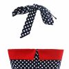 1950s Dot Vintage Button Top - Image 4