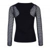 Gothic Fishnet Slim Rock Top - Image 6