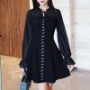 Gothic Vintage Elegant Office Dress