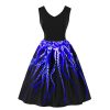 Gothic Electric Style Party Dress - Image 3