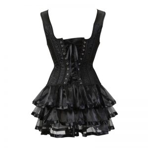 Gothic Clubwear Burlesque Corset Dress – Gothic Honey