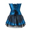 Sexy Burlesque Peacock Corset Dress - Image 2