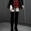 Autumn Japanese Harajuku Plaid Gothic Skirt - Image 4
