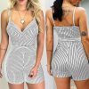 Sexy Sleeveless Strap Boho Summer Playsuit - Image 6