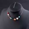 Natural Solar System Necklace