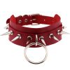 Gothic Choker Spike Necklace - Image 5