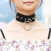 Gothic Choker Spike Necklace - Image 2