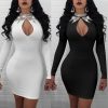 Crystal Bandage Evening Club Mini Dress - Image 4