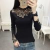 Petal Collar Lace Elegant Jumper