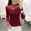 Petal Collar Lace Elegant Jumper - Image 2