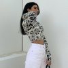 Dragon Long Sleeve High Collar Top - Image 5
