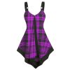 Cami Swing Plaid Top - Image 4