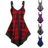 Cami Swing Plaid Top