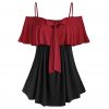 Ruffled Bow Knot Casual Top