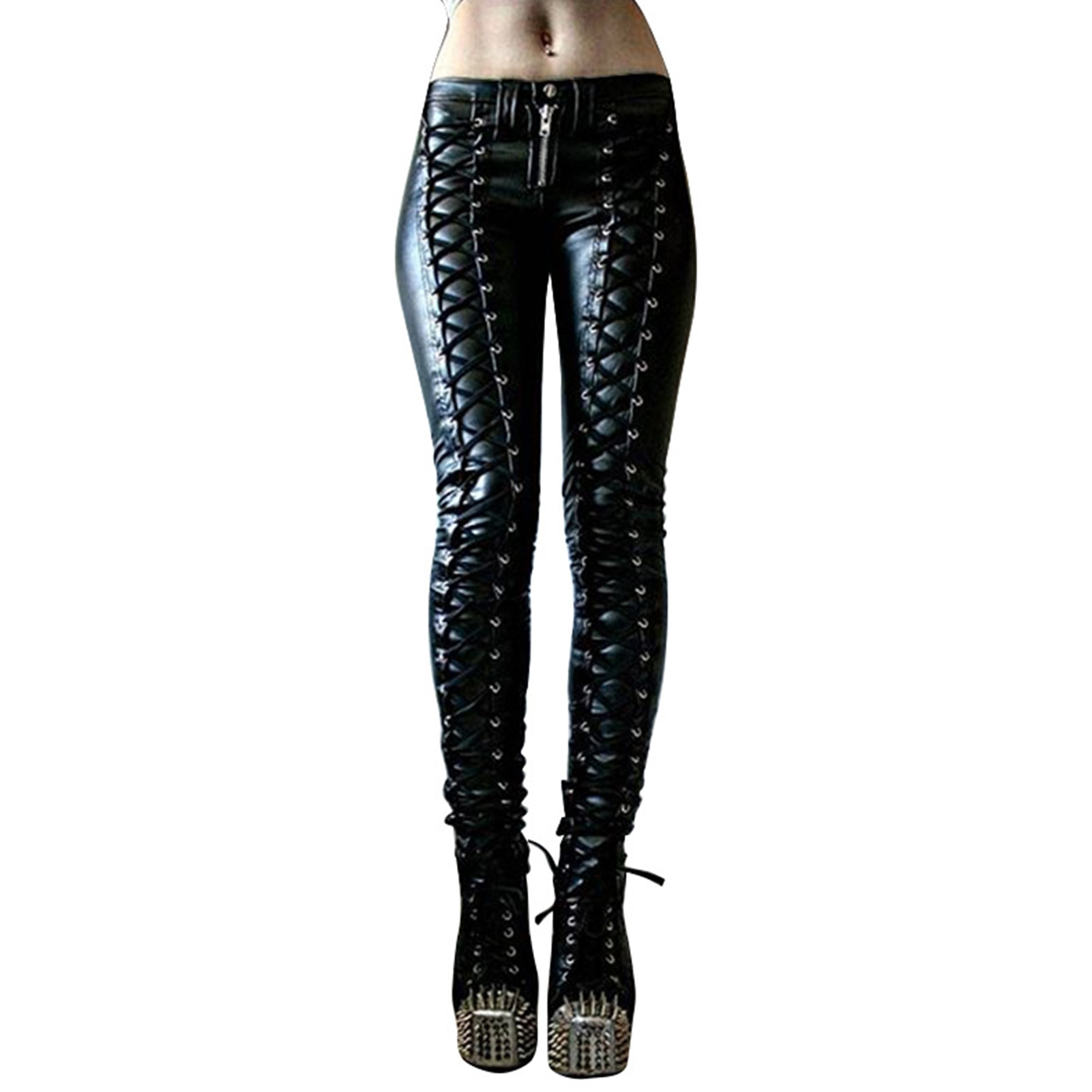 Steampunk Faux Leather Carnival Pants – Gothic Honey