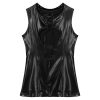 Wet Look Latex Streetwear Top