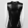 Wet Look Latex Streetwear Top - Image 3