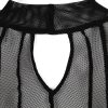 Gothic Transparent See-through Mesh Rock Dress - Image 5