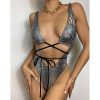 Bandage Hollow Out Swimsuit - Image 4
