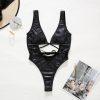 Bandage Hollow Out Swimsuit - Image 3