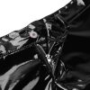 Gothic Latex Rave Mini Booty Shorts - Image 4