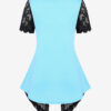 Gothic Crisscross High Lace Top - Image 3