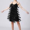 Gothic Latin Fringe Flapper Dress - Image 13