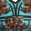 Leaf Printed Garden Party Summer Dress - Image 5