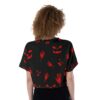 Ghost Face Hands Crop Top - Image 4