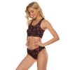 Red Flower Bandage Swimsuit - Image 3