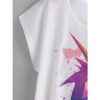 Colour Dragon Curved Hem Top - Image 2
