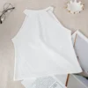 Club Wear Zipper Tank Crop Top - Image 5
