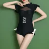 Gothic Conjoined Body Pure Desire Spliced Swimwear - Image 5
