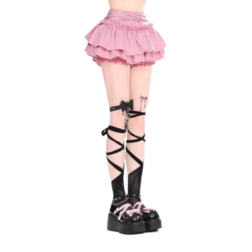 Pleated Slimming Cake Skirt - Image 5