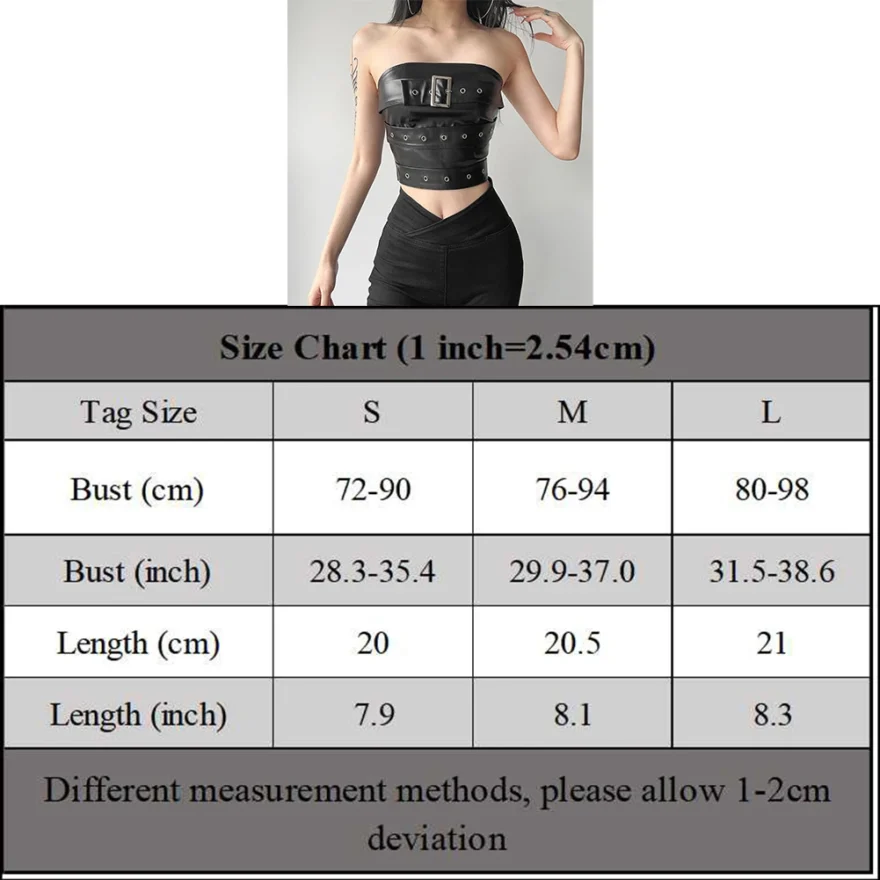 Gotihic Night Out Party Wear Belt Top - Image 5